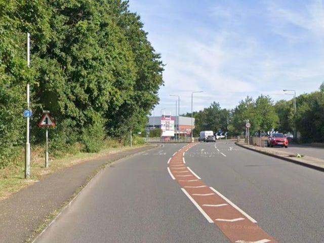 Nottingham Road in Giltbrook, near Ikea.