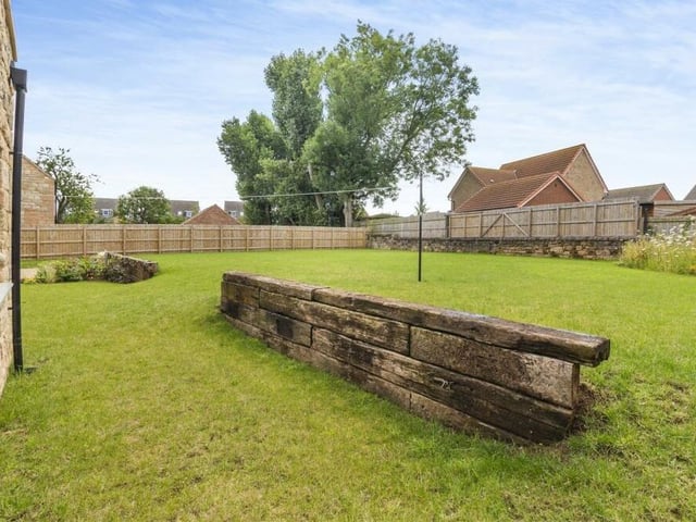 The garden is enclosed, private and full of characterful features.