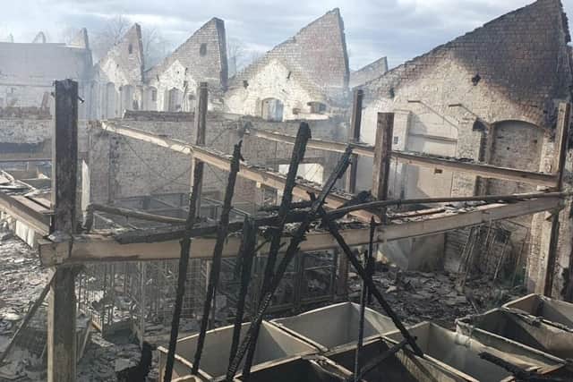 The Savanna Rags factory on Forest Road in Mansfield is set to be demolished following the fire. Photo: NottsFire