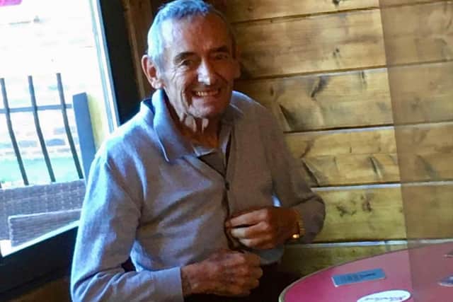 Sutton Lodge resident 'Peter' enjoys a visit to the pub pod