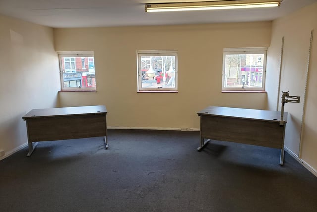The veterans' hub is upstairs at the Low Street coffee shop. Here is the main room taking shape in the last few weeks. It will be a place where vets can have a chat and talk about new career opportunities.