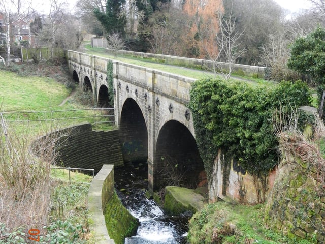 Photo from King's Mill viaduct by Facebook group - Celebrating the Bicentenary of the Pinxton to Mansfield Railway 1819 - 2019. The page is full of information and history about one of the oldest running railway lines in Britain.