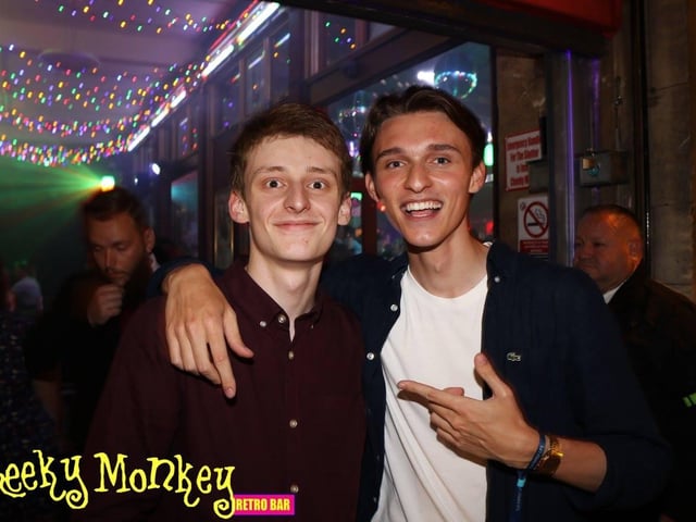 Smiling for the camera