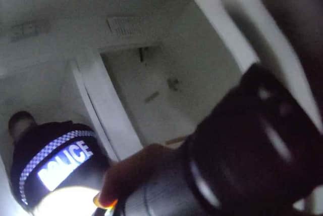 Police were called to an empty house in Ollerton after hearing a break-in was in progress there.