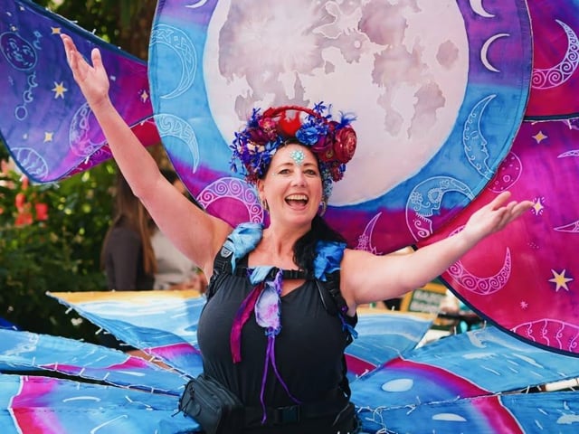 There was a variety of artists, bands and dancers entertaining the crowds