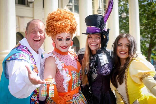 The cast of Jack and the Beanstalk