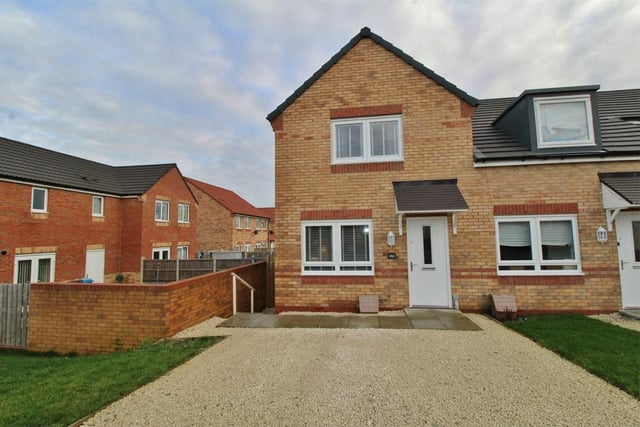 This two-bed end terrace house has an asking price of £135,000. (https://www.zoopla.co.uk/for-sale/details/54035375)