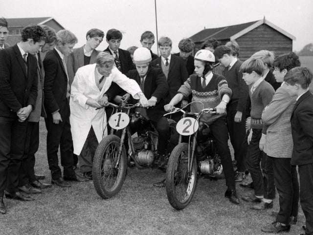 These were the days when school lessons could be a bit different to how they are now. Photo: Submitted