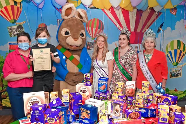 More than 150 Easter eggs were donated to the children's ward at King's Mill Hospital.