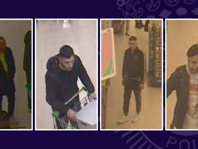 Police have released images of three men and a woman they’d like to speak to following a shop theft at Asda in Front Street, Arnold, at around 1pm on March 11.
Printer ink, razors, medicine and toothbrushes were among the large amounts of items taken by a group of shoplifters working in tandem.
Anyone with information can call the police on 101, quoting incident 359 of March 11.