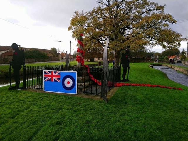 Nether Langwith, knitted by the knit and natter group.