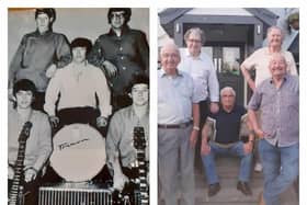 Then and now: Another Tyme in the 1960s and before their reunion gig in Clipstone