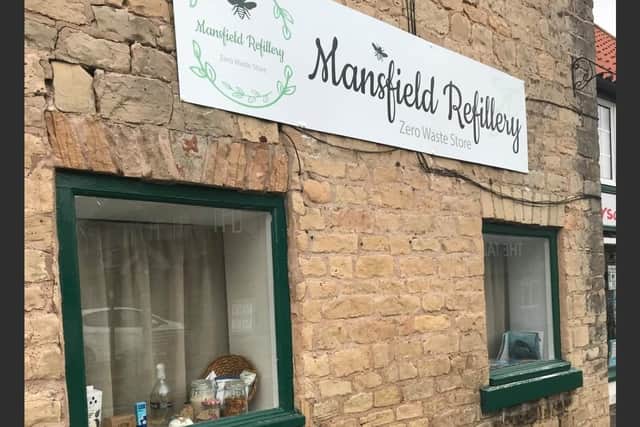 The new zero waste store, Mansfield Refillery, opened on Warsop High Street earlier this month