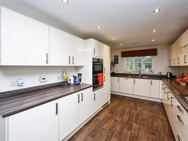 A second look at the kitchen diner, which boasts all the appliances, worktop space and storage units that you need.