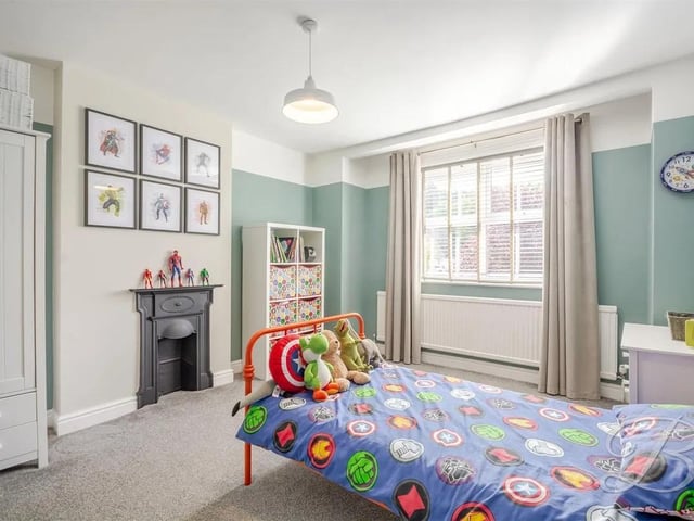 The property features ample bedroom space for a growing family.