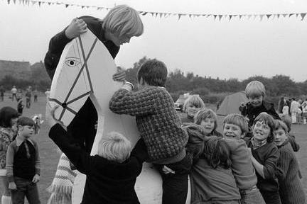 These Annesley youngster enjoy the local park in 1972.