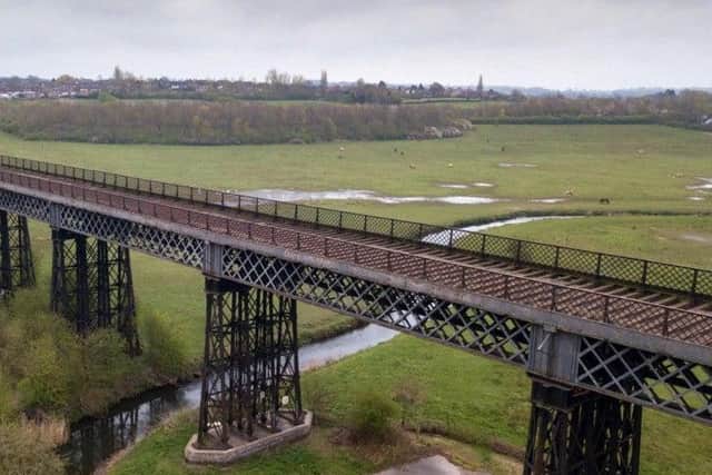 The viaduct reopened to the public last month following £1.7million in repairs.