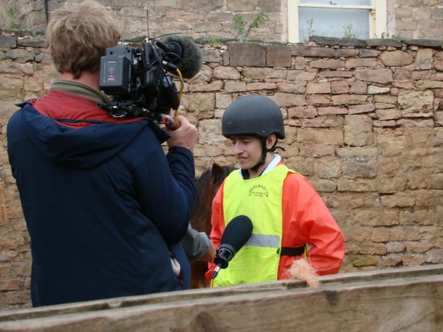 Some of the students were interviewed by a BBC East Midlands Today camera crew