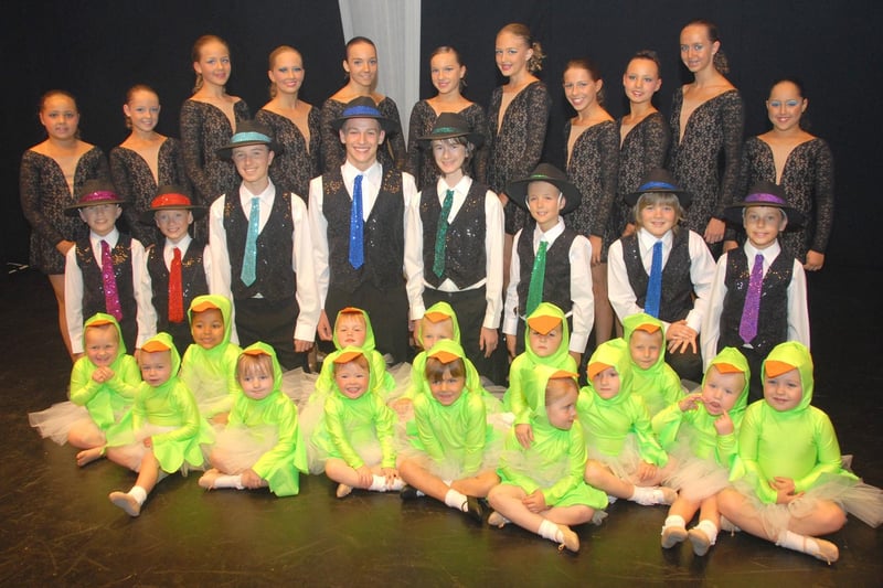 Some of the pupils from Expressions School of Performing Arts pictured during their Annual Show at the Palace Theatre in 2007.