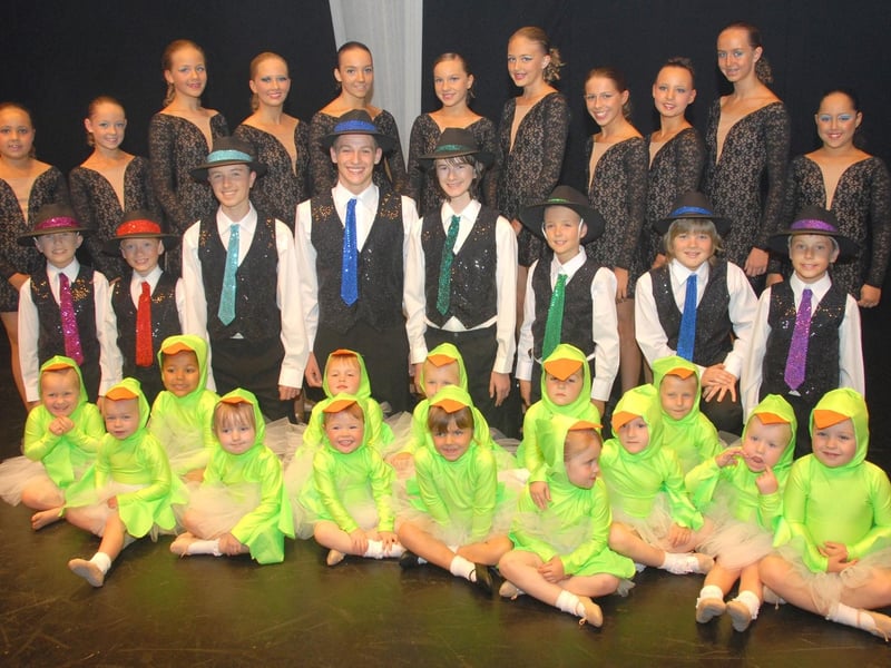 Some of the pupils from Expressions School of Performing Arts pictured during their Annual Show at the Palace Theatre in 2007.