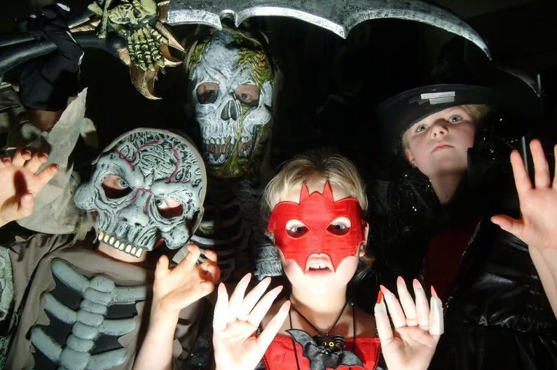 Cuckney Church of England Primary School held a Halloween fancy dress in 2009. Pictured are the winners from L to R: Jacob Shutt, Callum Hunt, Isabel Revill, and Hannah Walters