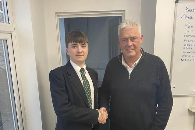 The newly elected Ashfield Youth MP met with Lee Anderson MP for Ashfield.
