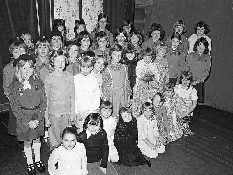 A Mansfield Brownies party in 1980.