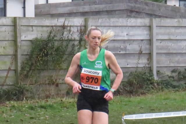 Tissington Trail ladies Half marathon winner Lottie Riddle