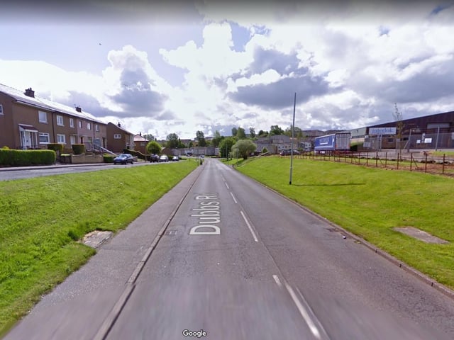 Fixed camera on Dubbs Road, Mid Auchinleck, Port Glasgow