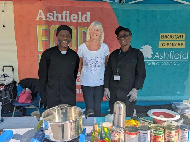 Healthy Eating Solutions provided cookery demonstrations on the day.