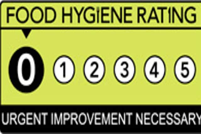 Two venues were scored zero in the latest inspections.