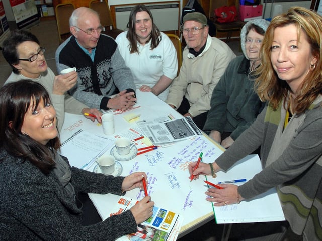 The Community of Christ Church on Sutton's Carsic Estate hosted a drop-in day for Respect Ashfield, a joint initiative with Ashfield District Council, Ashfield Homes and Notts Police. 2011.