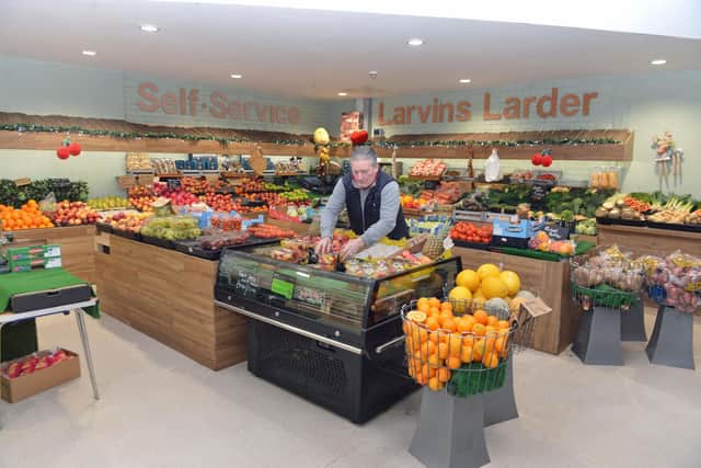 Larvin's Larder offers an excellent variety of fruit and veg.