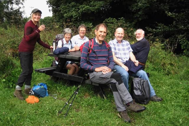 Members of Sutton Rambling Club.