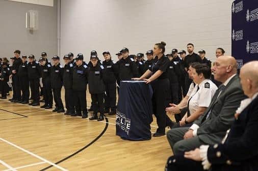 Citizens in Policing co-ordinator, Lyndsey Hufton spoke at the ceremony. Photo: Nottinghamshire Police
