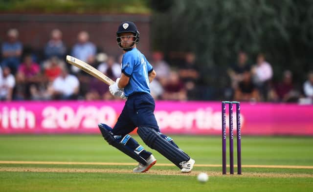 Connor Marshall is ready to take his chance for Derbyshire. (Photo by Harry Trump/Getty Images)