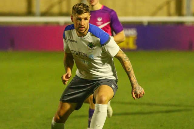 Brad Wells trying to inspire Sherwood on Saturday. Picture by Dave Porter.