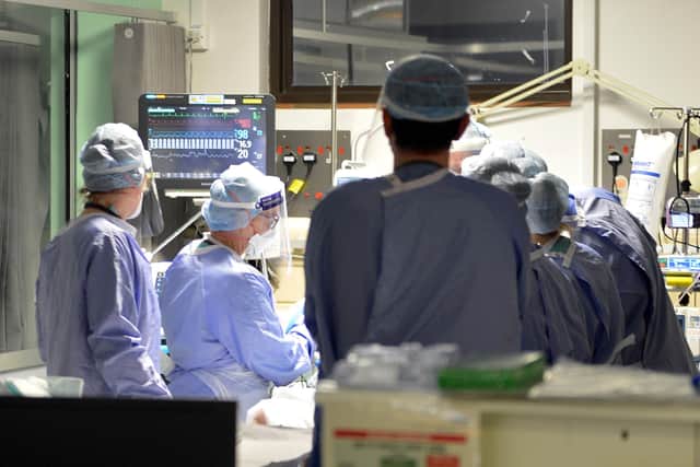 The number of Covid-19 patients at Sherwood Forest Hospitals has fallen by more than 50 per cent in a month. Photo Brian Eyre.