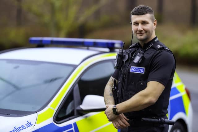 Former Premier League footballer Tommy Wright is now a police officer in Leicestershire.