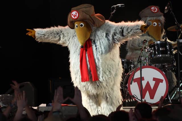 Womble Orinoco performed at Glastonbury Festival a decade ago - and will be appearing at Sutton's Idlewells Shopping Centre tomorrow.