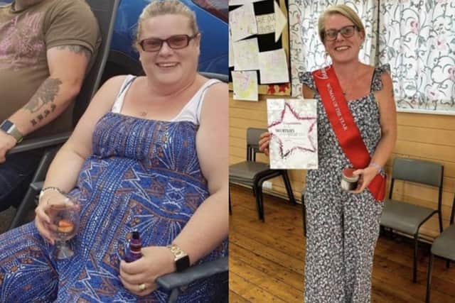 Alison has lost more than 7 stone in 14 months since starting her slimming journey.