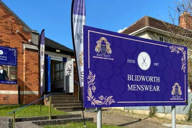 Blidworth Menswear its current venue.