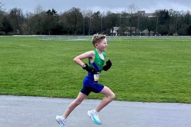Superb run from Will McClemens in the Under 13 boys
