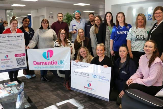 Premier Community Home Care raises over £1900 in aid of Dementia UK.