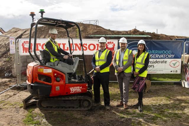 Work has already started at Sherwood Observatory.