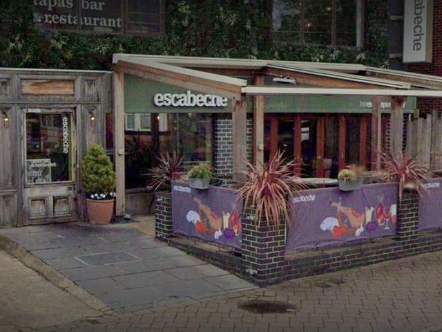 Escabeche in West Bridgford won restaurant of the year.
