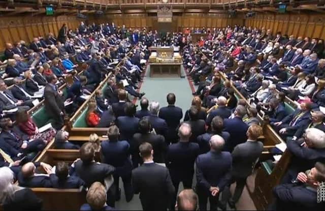 MPs in the House of Commons.