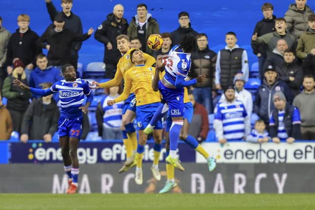 Action during the Sky Bet League One match against Reading FC at the Select Car Leasing Stadium, 29 Dec 2024, Photo credit Chris & Jeanette Holloway / The Bigger Picture.media