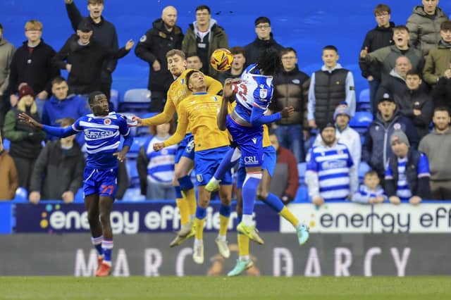 Action during the Sky Bet League One match against Reading FC at the Select Car Leasing Stadium, 29 Dec 2024, Photo credit Chris & Jeanette Holloway / The Bigger Picture.media