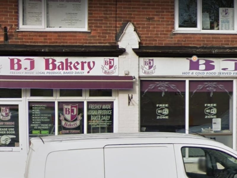 B J Bakery on Mansfield Road, Blidworth. Last inspected on May 18, 2023.